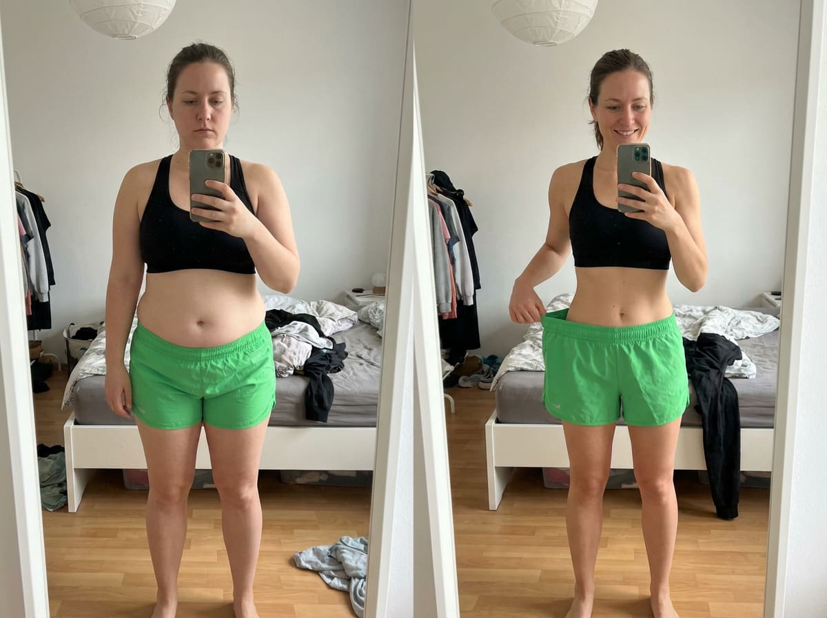 Slimqa customer before and after
