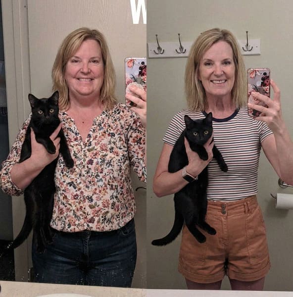 Emma before and after